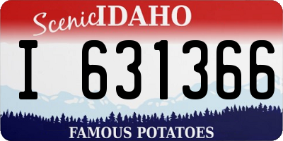 ID license plate I631366