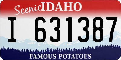 ID license plate I631387