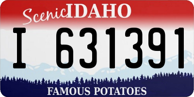 ID license plate I631391