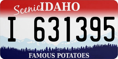 ID license plate I631395