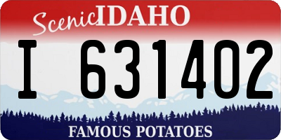 ID license plate I631402