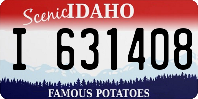 ID license plate I631408
