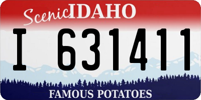 ID license plate I631411