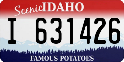 ID license plate I631426