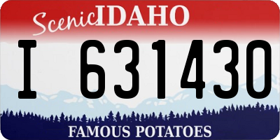 ID license plate I631430