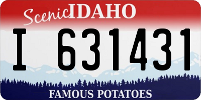 ID license plate I631431