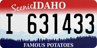 ID license plate I631433