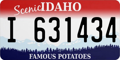 ID license plate I631434