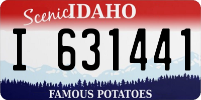 ID license plate I631441