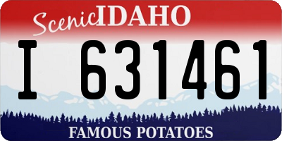 ID license plate I631461