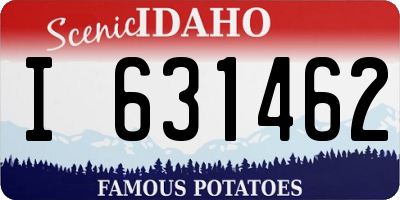 ID license plate I631462