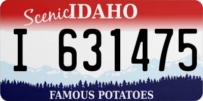 ID license plate I631475