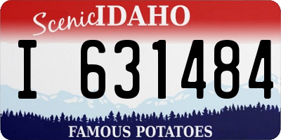 ID license plate I631484