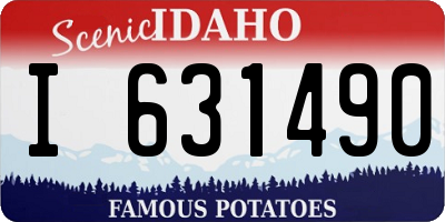 ID license plate I631490