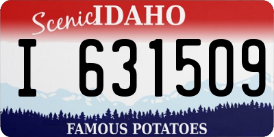 ID license plate I631509