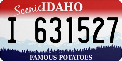 ID license plate I631527