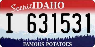 ID license plate I631531