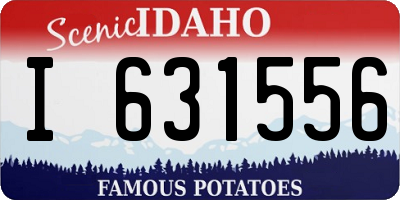 ID license plate I631556