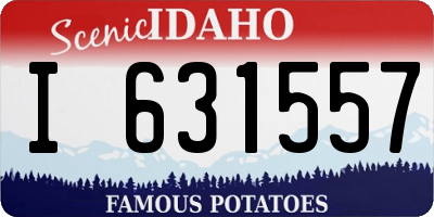 ID license plate I631557