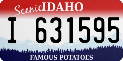 ID license plate I631595