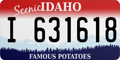 ID license plate I631618