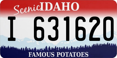 ID license plate I631620