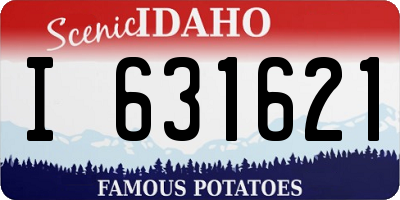 ID license plate I631621