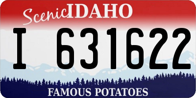 ID license plate I631622