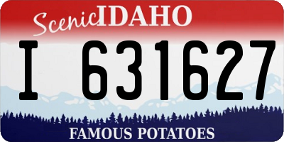 ID license plate I631627