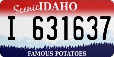 ID license plate I631637
