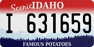 ID license plate I631659