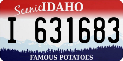 ID license plate I631683