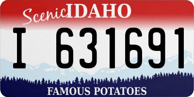 ID license plate I631691