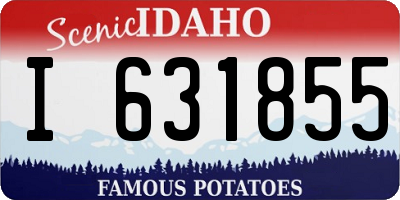 ID license plate I631855