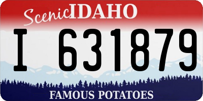 ID license plate I631879