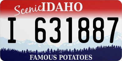 ID license plate I631887
