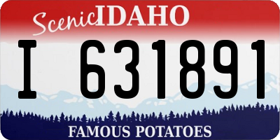 ID license plate I631891
