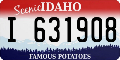 ID license plate I631908