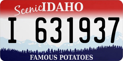 ID license plate I631937