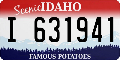 ID license plate I631941