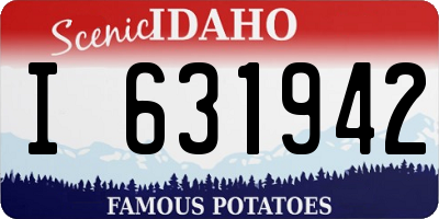 ID license plate I631942