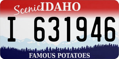 ID license plate I631946