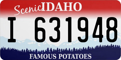 ID license plate I631948