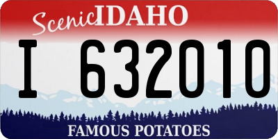 ID license plate I632010