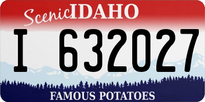 ID license plate I632027
