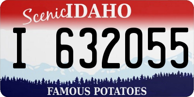 ID license plate I632055