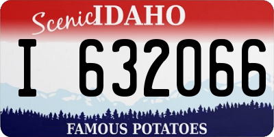 ID license plate I632066