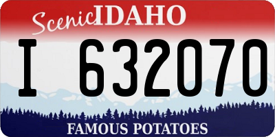 ID license plate I632070