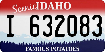 ID license plate I632083