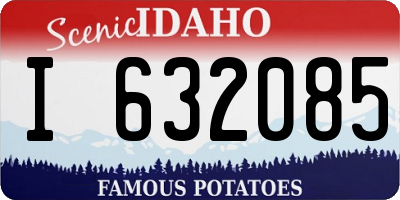 ID license plate I632085